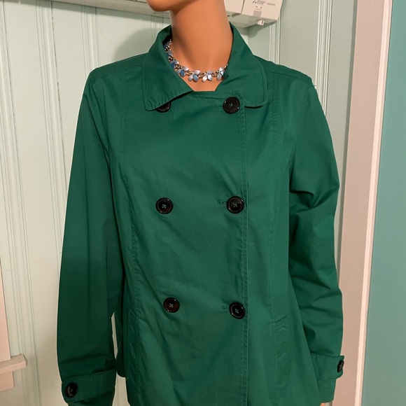 New listing *** Kelly green double breasted coat my merona Xl - Picture 7 of 7